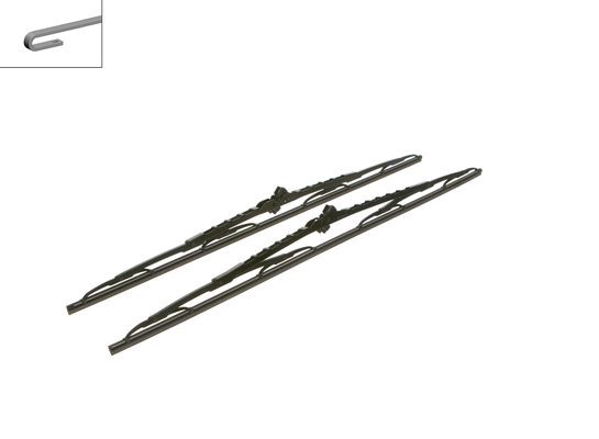 BOSCH Torkarblad, Förarsida, Passagerarsida Twin - P321499 - peugeot 307, 307 break, 307 sw, 307 sw skåp / kombi