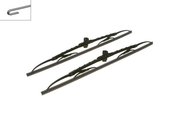 BOSCH Torkarblad, Förarsida, Passagerarsida Twin - P321517 - alfa romeo, audi, cadillac, chevrolet, chrysler, honda, jaguar, jeep, lada, land rover, m