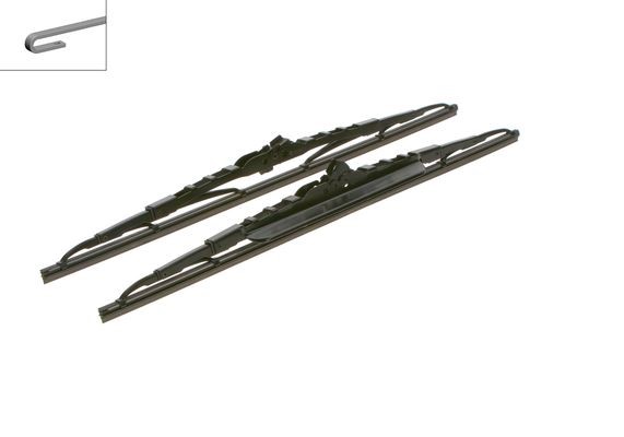 BOSCH Torkarblad, Fram, Förarsida, Passagerarsida Twin - P321534 - alfa romeo, alpina, audi, bmw, cadillac, chevrolet, chrysler, dacia, daewoo, daihat