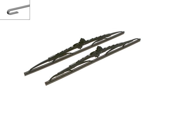 BOSCH Torkarblad, Förarsida, Passagerarsida Twin - P321537 - daihatsu, ford, honda, hyundai, mitsubishi, subaru, suzuki, toyota