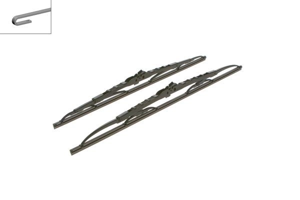 BOSCH Torkarblad, Förarsida, Passagerarsida Twin - P321541 - chevrolet, citroën, daewoo, honda, hyundai, mazda, mg, mitsubishi, nissan, opel, peugeot,