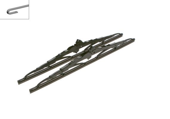 BOSCH Torkarblad, Förarsida, Passagerarsida Twin - P321545 - abarth, alfa romeo, aston martin, audi, austin, bmw, citroën, dacia, daewoo, daf, daihats