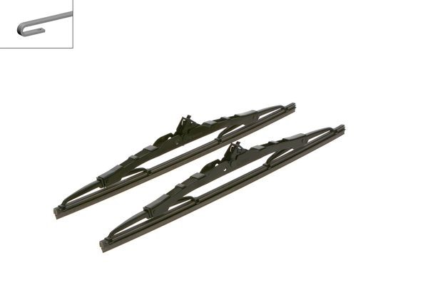 BOSCH Torkarblad, Förarsida, Passagerarsida Twin - P321547 - alfa romeo, austin, citroën, daf, fiat, ford, jeep, kia, lada, lancia, land rover, merced
