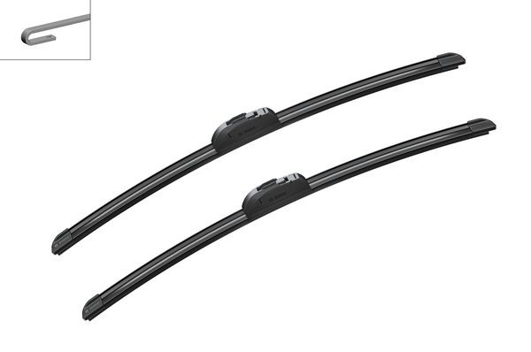 BOSCH Torkarblad, Förarsida, Passagerarsida - P321553 - audi, chevrolet, jaguar, jeep, nissan, peugeot, renault, toyota, volvo, vw - OE 3B0 998 002 B,