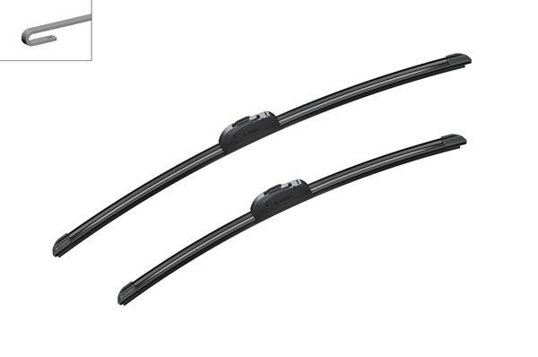 BOSCH Flatblade-torkarblad, Förarsida, Passagerarsida - P321560 - cadillac, citroën, ford usa, hyundai, kia, lancia, land rover, lexus, mercedes-benz,