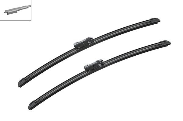 BOSCH Torkarblad, Fram, Förarsida, Passagerarsida - P321565 - bmw, mini