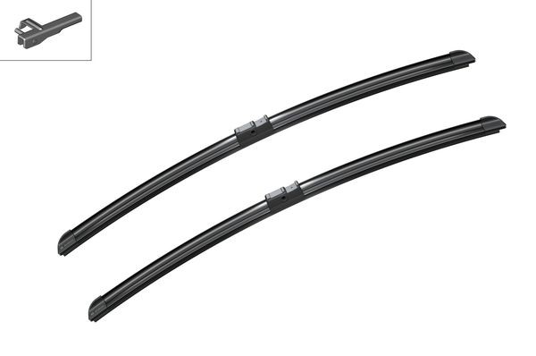 BOSCH Flatblade-torkarblad, Fram, Förarsida, Sidoinsta - P321579 - mercedes-benz, vw - OE 204 820 11 45, 7H5 998 002, A 204 820 11 45