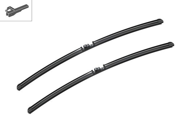 BOSCH Flatblade-torkarblad, Fram, Förarsida, Passagera - P321580 - porsche cayenne, vw touareg - OE 7L0 955 425 G, 7L0 955 425 J, 955 628 039 00