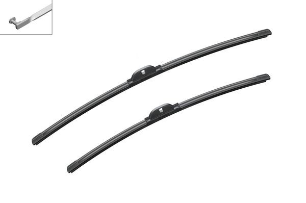 BOSCH Flatblade-torkarblad, Fram, Förarsida, Passagera - P321591 - renault grand scénic ii, scénic ii - OE 77 01 056 011, 77 01 056 012