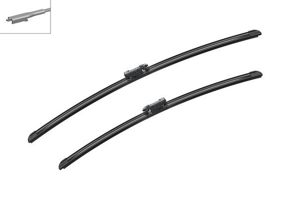 BOSCH Flatblade-torkarblad, Fram, Förarsida, Passagera - P321598 - mercedes-benz - OE A 169 820 01 45, A 169 820 02 45, A 414 820 01 45