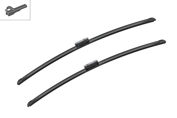BOSCH Flatblade-torkarblad, Fram, Förarsida, Passagera - P321604 - citroën c6, peugeot 407, 407 coupé, 407 sw, 407 sw skåp / kombi