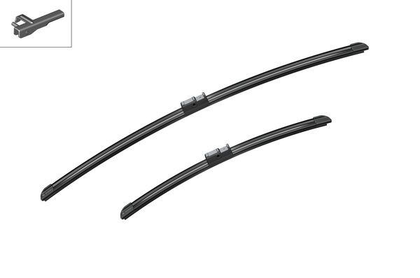 BOSCH Flatblade-torkarblad, Fram, Förarsida, Passagera - P321605 - ford, peugeot