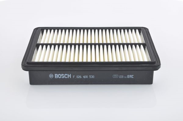 BOSCH Luftfilter - P801718 - hyundai h-1 cargo, h-1 travel, porter flak/chassi, kia bongo buss, bongo skåp - OE 28113 4H000, 281134H000