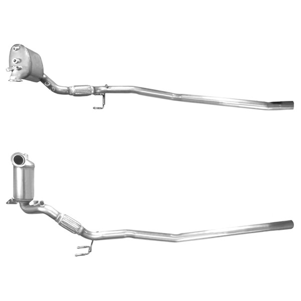 Dieselpartikelfilter - P482867 - audi a3, a3 sportback, skoda octavia combi ii, vw golf v - OE 1K0254700RX, 1K0254702JX