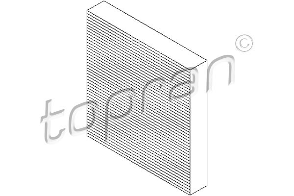 Kupefilter - P589582 - ford, volvo - OE 1354953, 1452346, 1494691