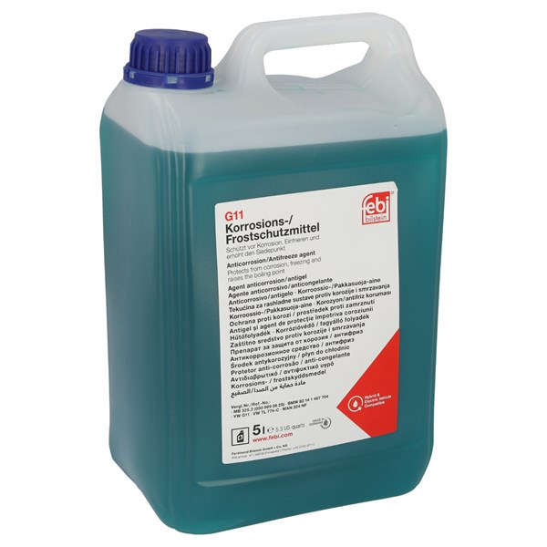 FEBI BILSTEIN Glykol G11 (koncentrerad) 5L - P716213 - 716213 - OE 000 989 08 25, 000 989 08 25 S1, 00299 7216