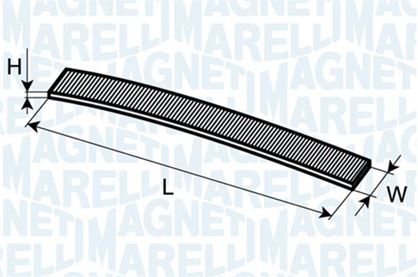 MAGNETI MARELLI Kupefilter - P568974 - alpina, bmw - OE 64311000004, 64318361899, 64319071934