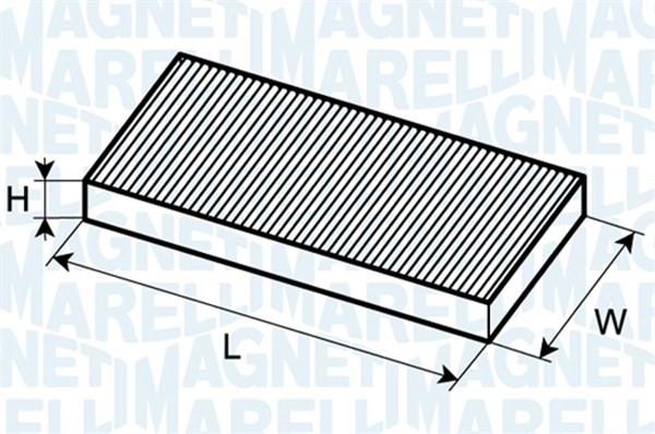 MAGNETI MARELLI Kupefilter - P568975 - ford - OE 1062253, 1585195, TAMT16N619F2CS