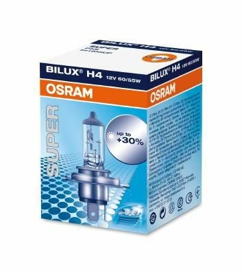 OSRAM Halogenlampa OSRAM SUPER H4 P43t 12V - P753899 - citroën, mercedes-benz, vw