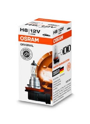 Xenonlampa OSRAM ORIGINAL H8 PGJ19-1 - P390081 - alpina, aprilia, audi, bmw, buell, gilera, honda, indian, jaguar, kymco, land rover, piaggio, renault
