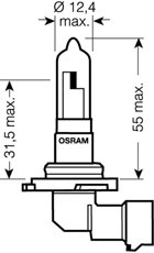 Halogenlampa OSRAM HB3 P20d/A 12V Osram 9005CBI - cadillac, bmw, honda, land rover, jeep, volvo, subaru, alpina, suzuki, saab, renault, infiniti, dod
