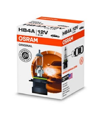 OSRAM Halogenlampa OSRAM ORIGINAL Hb4a P22d 12V - P390169 - jeep grand cherokee ii