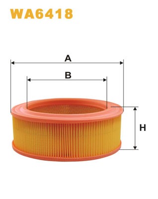 Luftfilter - P228577 - renault 10, 4, 4 skåp/stor limousine, 6, 8, estafette, rodeo 6 - OE 0008549061, 0854906100, 0855510100