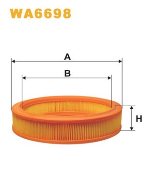 Luftfilter - P228645 - fiat seicento / 600, seicento / 600 skåp/halvkombi - OE 46536482