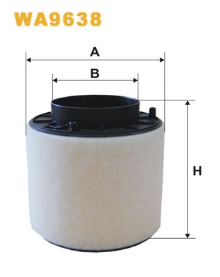 Luftfilter - P228701 - audi a4 allroad b8, a4 b8, a4 b8 avant, a5, a5 cabriolet, a5 sportback, q5 - OE 8K0 133 843D