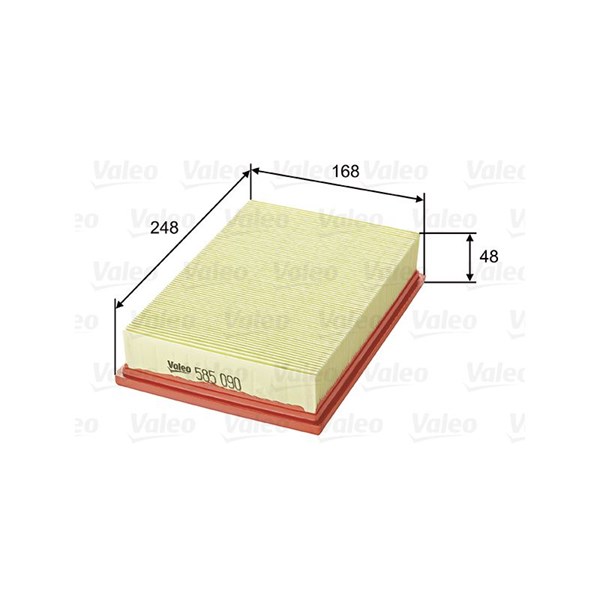 VALEO Luftfilter - P642924 - citroën, mercedes-benz, peugeot - OE 1444FH, 1444-FH, 1444W2