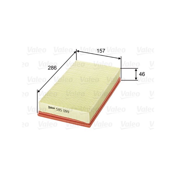 VALEO Luftfilter - P642930 - ford ka, ka van - OE 1030652, 1050705, 97KB9601AB