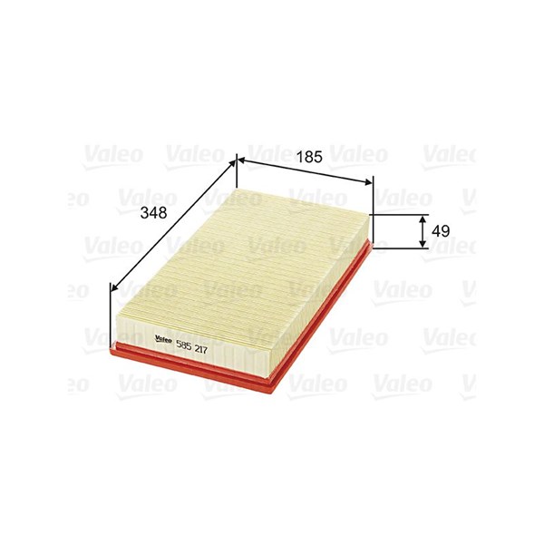 VALEO Luftfilter - P643002 - volvo - OE 3528093, 3528093.2, 35280932