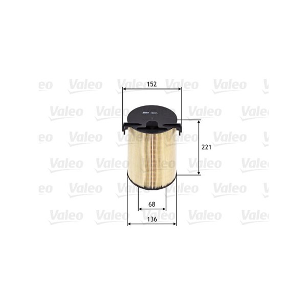 VALEO Luftfilter - P572249 - audi, seat, skoda, vw - OE 1F0129620, 3C0129620