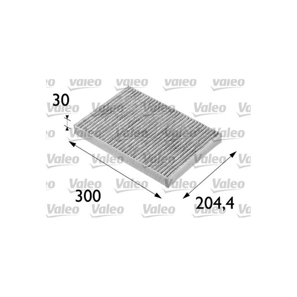 VALEO Kupefilter - P572423 - audi, seat - OE 4B0819439B, 4B0819439C, 8E0819439C