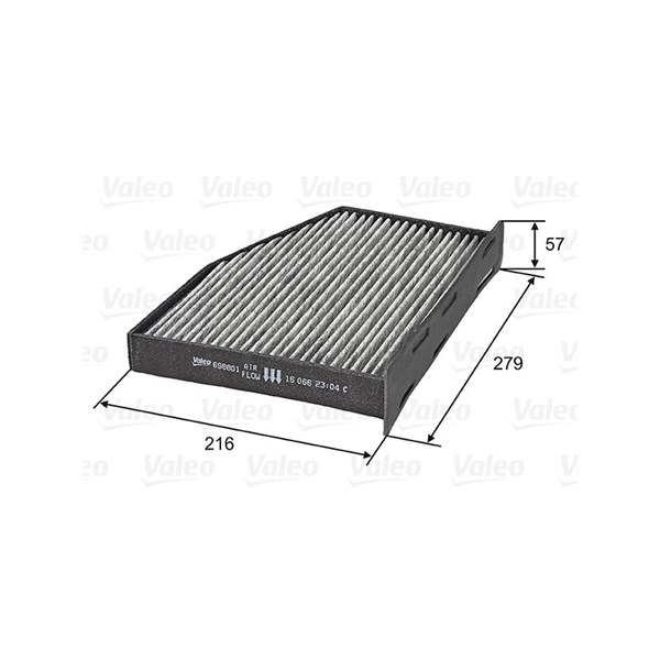 VALEO Kupefilter - P572428 - audi, seat, skoda, vw - OE 1K1818653, 1K1819653, 1K1819653A