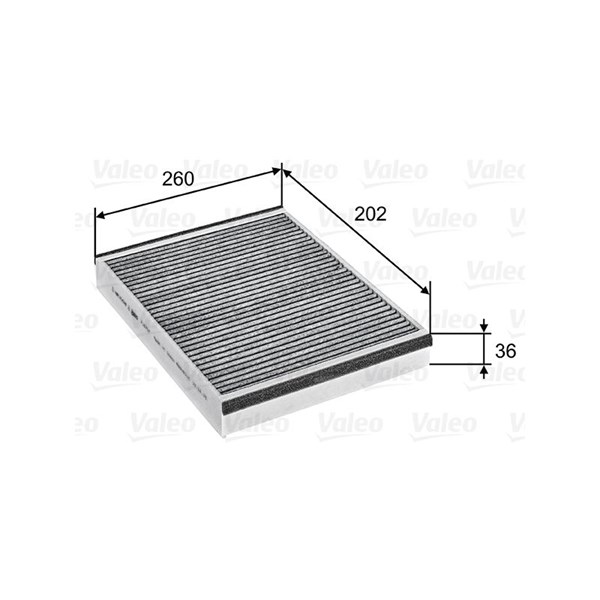 VALEO Kupefilter - P572478 - ford, volvo - OE 1709013, 1776360, 31369455