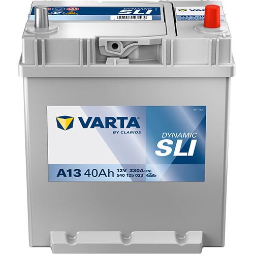 STARTBATTERI VARTA DYNAMIC SLI A13 12V 40AH 330A - P654379 - daewoo, daihatsu, honda, hyundai, kia, piaggio, suzuki - OE 3711005100, 3711005200, 37110