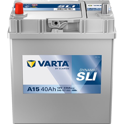 Startbatteri Varta Dynamic Sli A15 12v 40ah 330a - P654381 - daewoo, daihatsu, mazda, mitsubishi, nissan, suzuki, toyota - OE 244104A00A, 244104A00D,