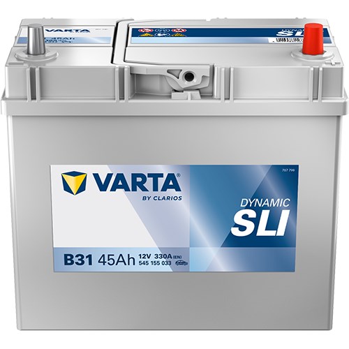 Startbatteri Varta Dynamic Sli B31 12v 45ah 330a, Baga - P654384 - acura, audi, daihatsu, honda, isuzu, kia, lexus, mazda, nissan, proton, subaru, suz