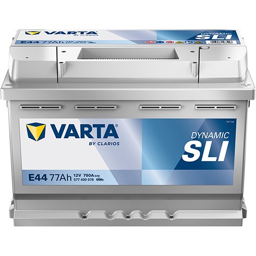 Startbatteri Varta Dynamic Sli E44 12v 77ah 780a, Baga - P654404 - alfa romeo, alpina, aston martin, audi, bentley, bmw, cadillac, chevrolet, chrysler