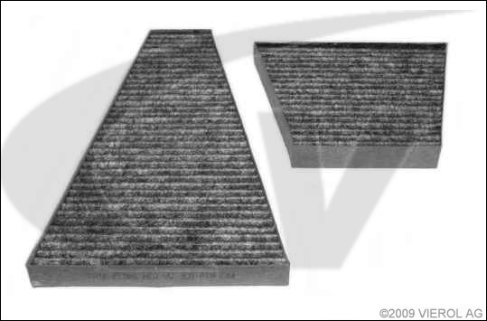 Kupefilter - P63385 - bentley continental cabriolet, continental coupé, continental flying spur, flying spur, vw phaeton - OE 3D0 819 643, 3D0 898 644