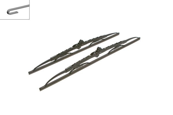 BOSCH Torkarblad, Fram, Förarsida, Passagerarsida - P1034294 - alfa romeo, audi, daihatsu, fiat, honda, isuzu, kia, lancia, lexus, mazda, mitsubishi,