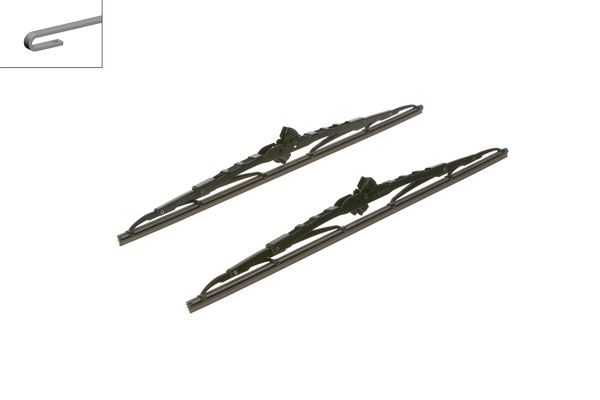 BOSCH Torkarblad, Fram, Förarsida, Passagerarsida - P1034303 - abarth, alfa romeo, alpina, audi, bmw, cadillac, chevrolet, chrysler, dacia, daewoo, da