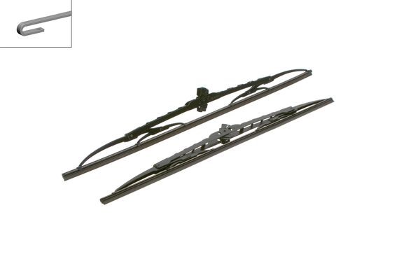 BOSCH Torkarblad, Fram, Förarsida, Passagerarsida - P1034322 - alfa romeo, cadillac, chevrolet, chrysler, daewoo, dodge, fiat, ford, honda, isuzu, jag
