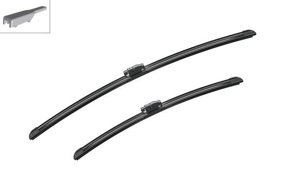 BOSCH Torkarblad, Fram, Förarsida, Passagerarsida - P1034331 - dacia duster, duster skåp/suv, nissan terrano, renault duster - OE 28 89 028 88R