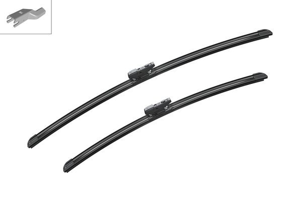 BOSCH Torkarblad, Fram, Förarsida, Passagerarsida - P1034332 - land rover - OE LR083266, LR083267