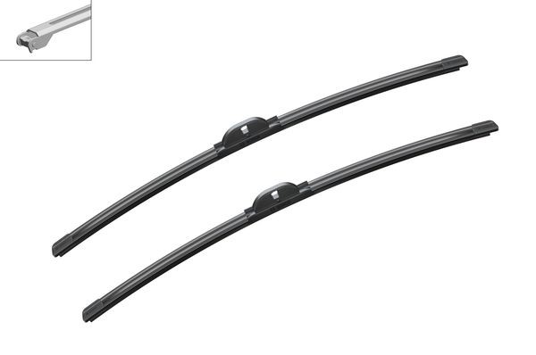 BOSCH Torkarblad, Fram, Förarsida, Passagerarsida - P1111799 - audi a8 d3 - OE 4E1 955 425 D, 4E1 955 426 D