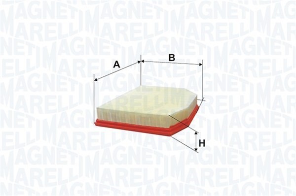 MAGNETI MARELLI Luftfilter - P1141854 - bmw, ford usa, mini - OE 13717619267, 13718513944