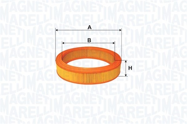 MAGNETI MARELLI Luftfilter - P1141890 - fiat - OE 4402070, 4406095, 4434951