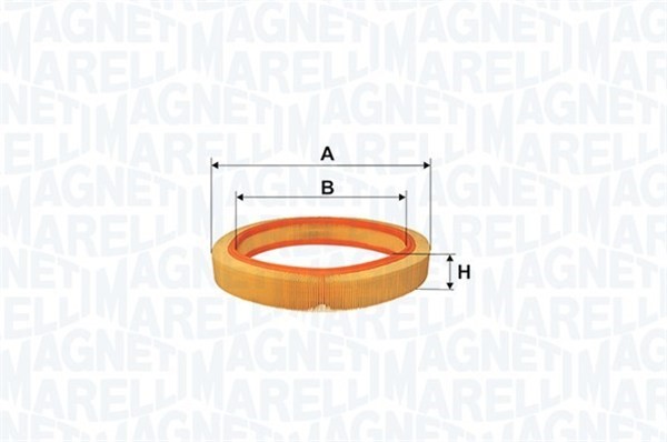 MAGNETI MARELLI Luftfilter - P1139820 - honda, renault, volvo - OE 1444K2, 17220PD5600, 17232PD2000